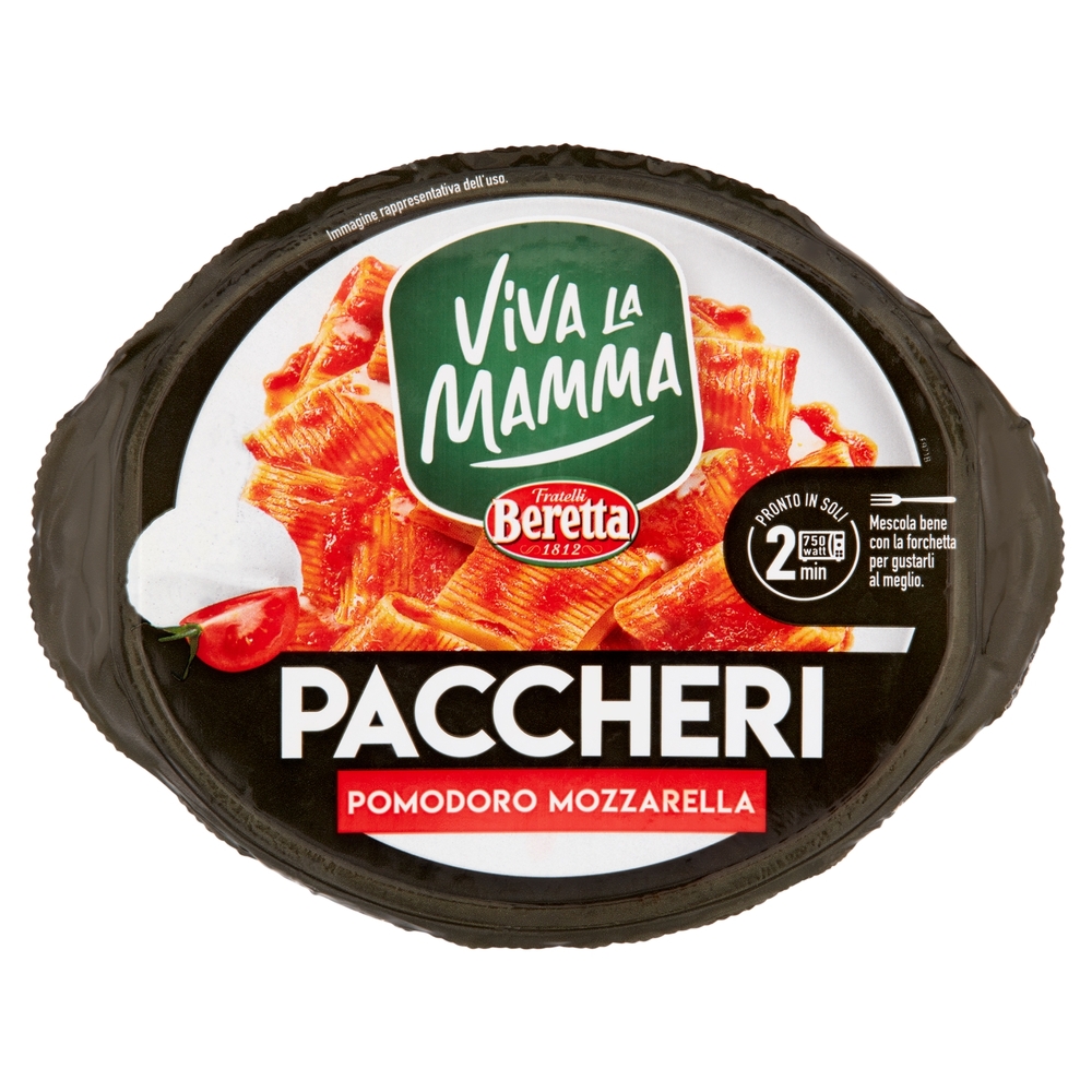 Viva la Mamma Mezzi Paccheri Pomodoro e Mozzarella 220 g